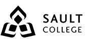 Sault College logo black horizontal