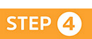 Step 4 in white text with orange background