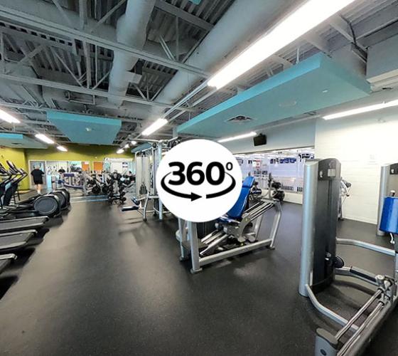 360 degree virtual tour icon overtop of Fitness Centre
