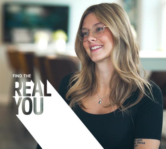 Anna a graduate of business who took a pathway to a degree