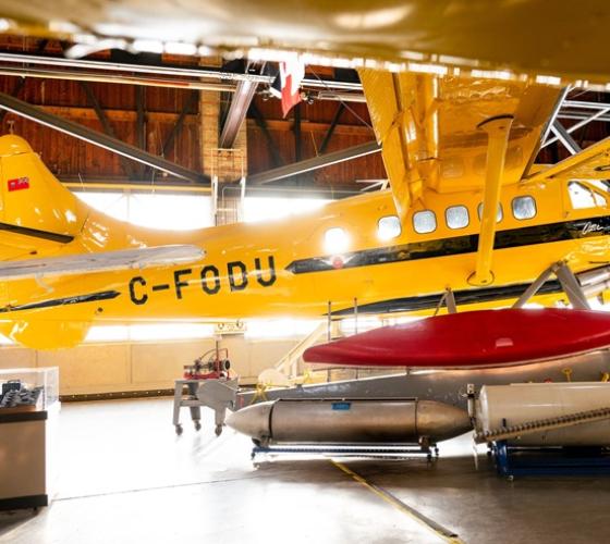 Bushplane Museum view of a display plane
